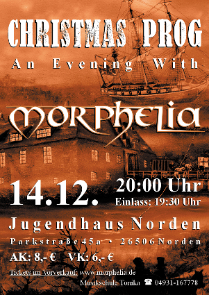Christmas Prog - An Evening With Morphelia - 14.12.2012